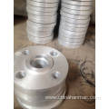 Aluminum alloy forged threaded flange